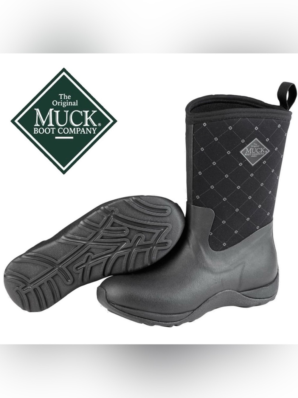 The Original Muck Boot Company Women’s Black Ankle Booties